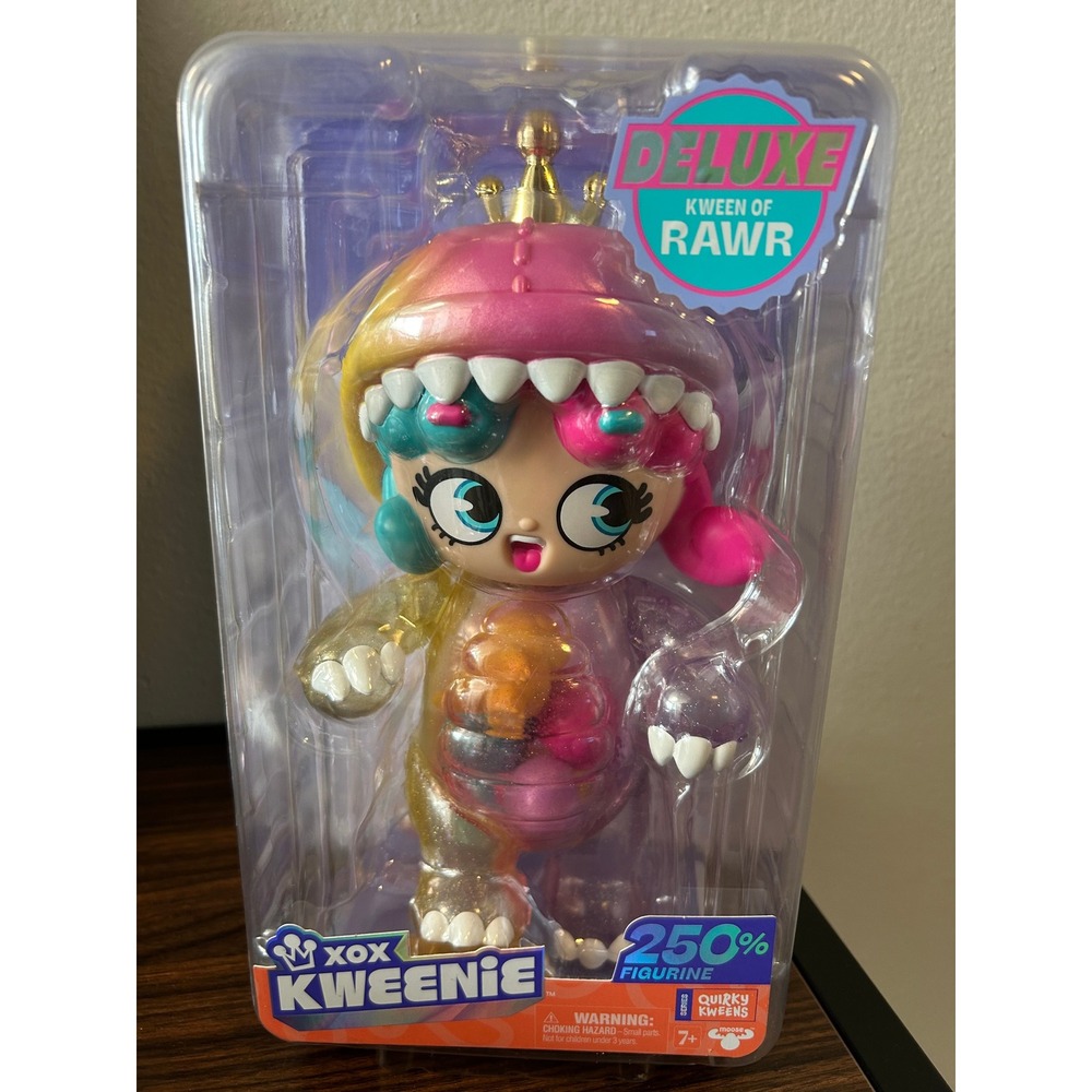 XOX Kweenie Deluxe Kween of Rawr 250% Figurine Quirky Kweens Moose Toys 11" New